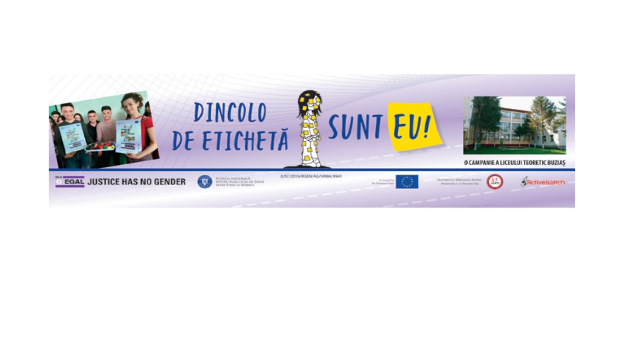 Banner campanie Liceul Teoretic Buziaș